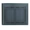 Fireplace Glass Doors Ellis Large Gunmetal EL-5302GM - alternate 1